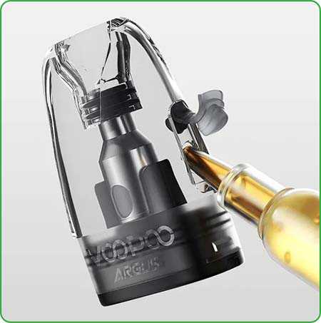 remplissage de la cartouche argus top fill voopoo